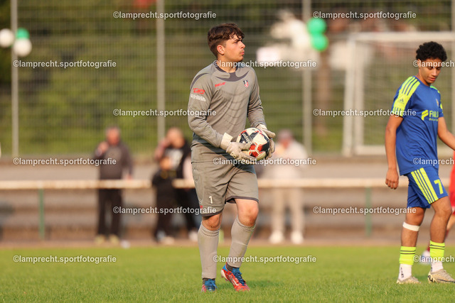 Fußball I Junioren I Kreispokal Lübeck I Finale I JSG Concordia Lübeck - TSV Siems I 09.06.2025.271 | Leonard Herbertz (1, TSV Siems) - Realisiert mit Pictrs.com
