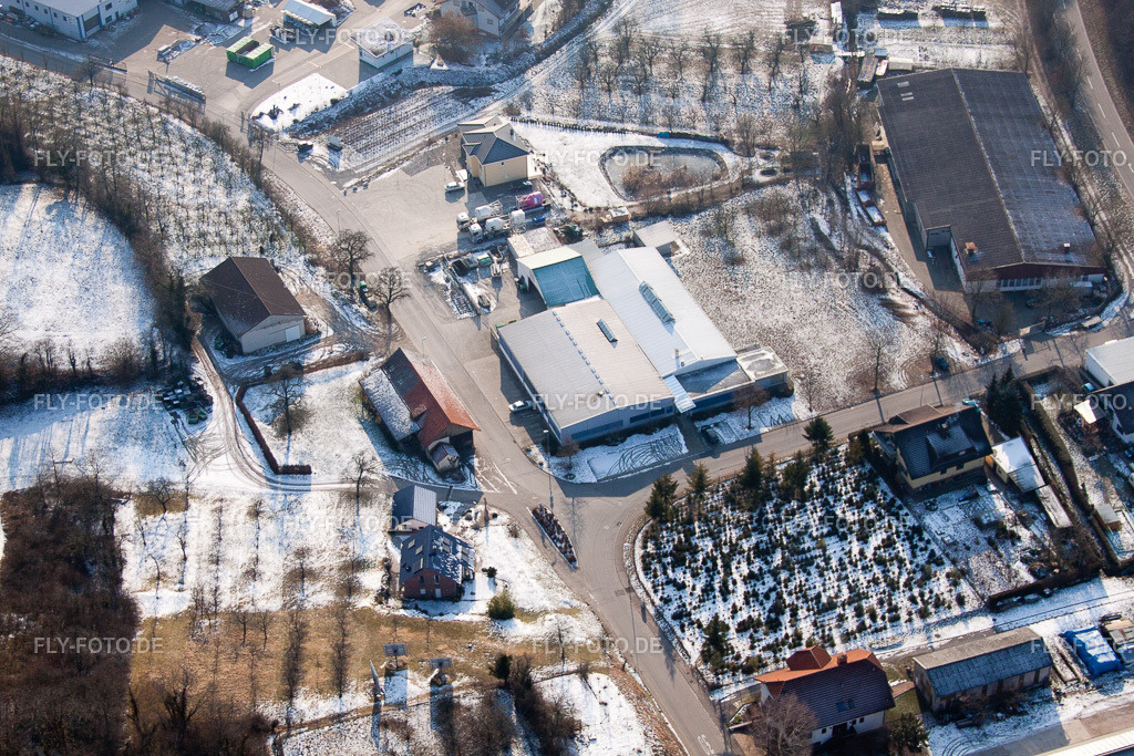 Fa. AVN GmbH | Luftbild: Fa. AVN GmbH im Ortsteil Neuenbürg in Kraichtal im Bundesland Baden-Württemberg in Deutschland. Foto: IMG_48729.jpg vom 06.02.2012 durch Werner Riehm/FLY-FOTO.de - Realisiert mit Pictrs.com