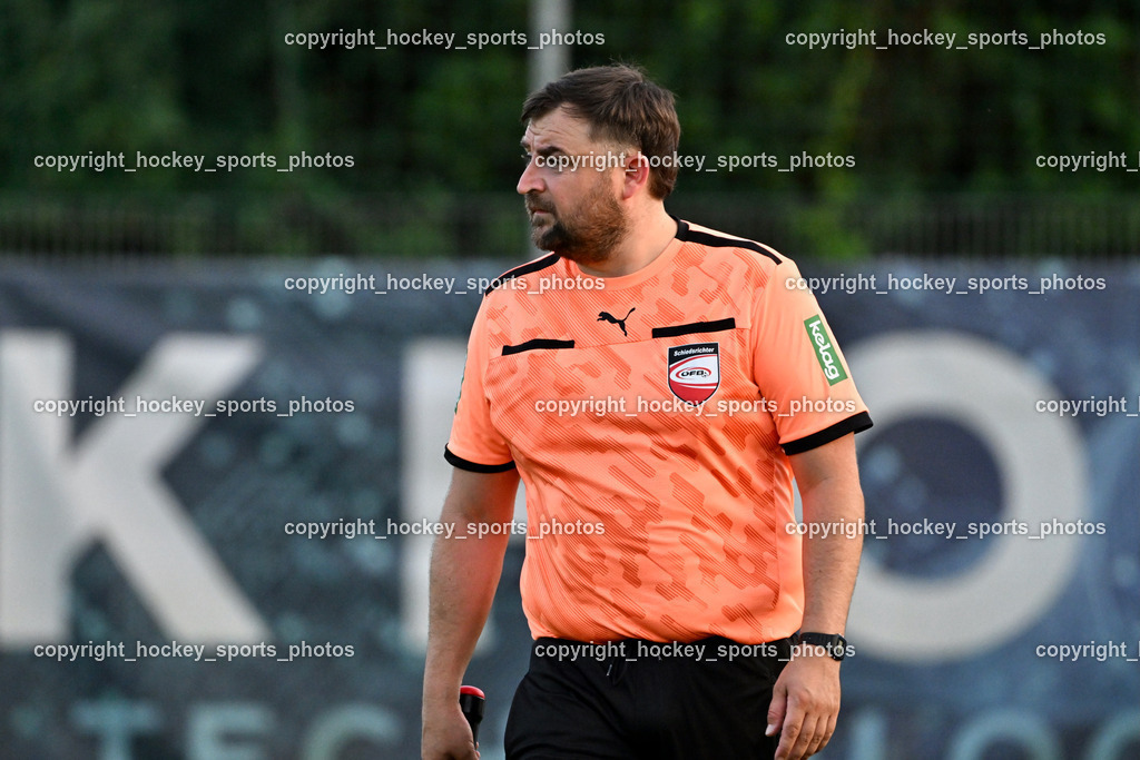 SAK vs. SV Dellach Gail | Markus Fischer Referee, SAK vs. SV Dellach Gail, SAK vs. SV Dellach Gail am 14.08.2025 in Klagenfurt (Sportpark Welzenegg), Austria, (Photo by Bernd Stefan)
