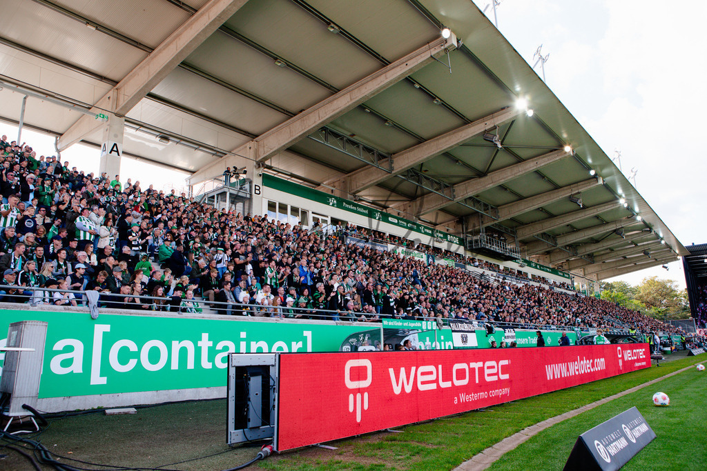 2. Bundesliga, Saison 2025/26, 5. Spieltag : SC Preußen Münster - Fortuna Düsseldorf | Münster, 14.09.2025: 2. Bundesliga, 5. Spieltag, SC Preußen Münster gegen Fortuna Düsseldorf im LVM-Preußenstadion in Münster. Foto: sportfotografie.ms | Markus Paletta - Realisiert mit Pictrs.com