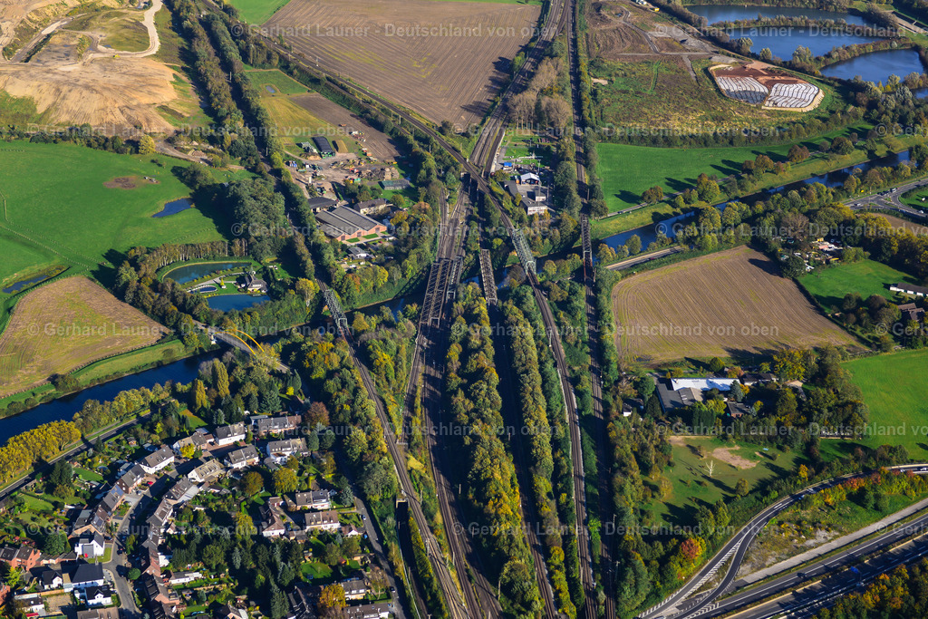 3491768 | Eisenbahnbrücken Ruhrauen, Duisburg