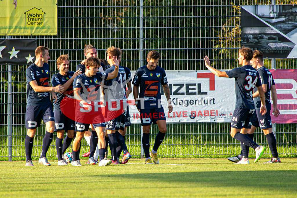 ASK Klagenfurt - SV Wallern, Regionalliga Mitte |  ASK Klagenfurt - SV Wallern am 26.08.2023 in Klagenfurt
(ASK Sportzentrum Fischl), Austria, (Photo by Ernst Krawagner sport-fan.at) - Realisiert mit Pictrs.com
