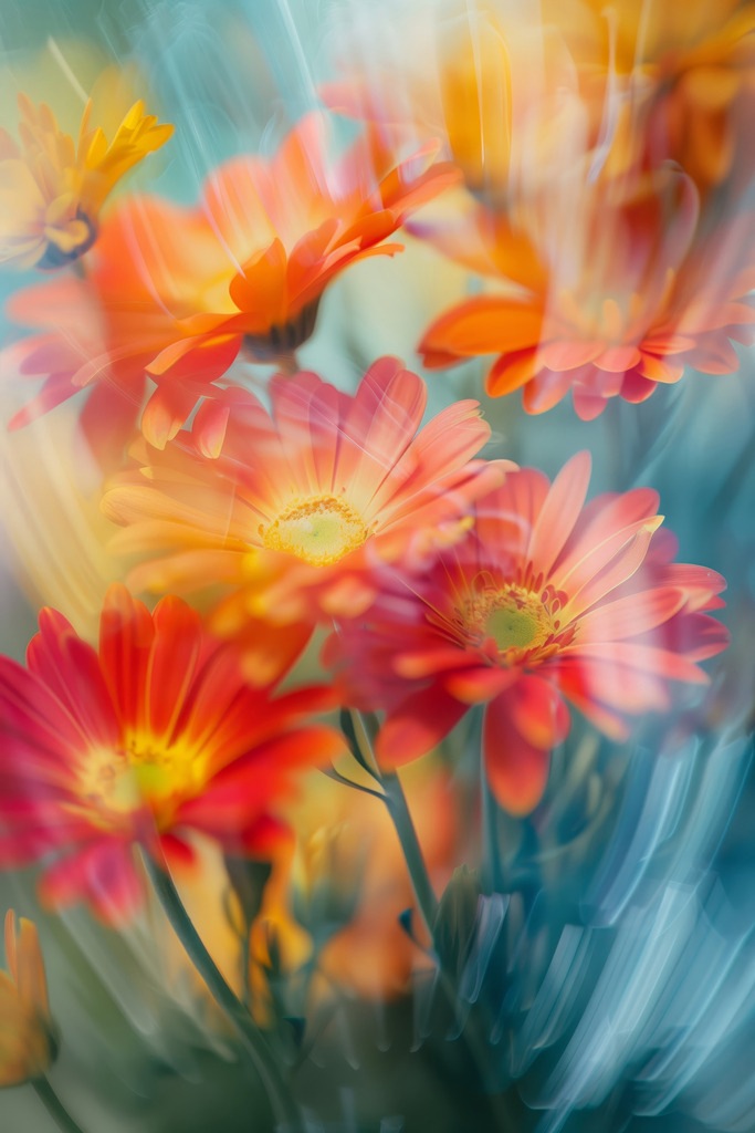 2406066 - Gerberas II | Fotorealistisches Motiv von Gerberas.