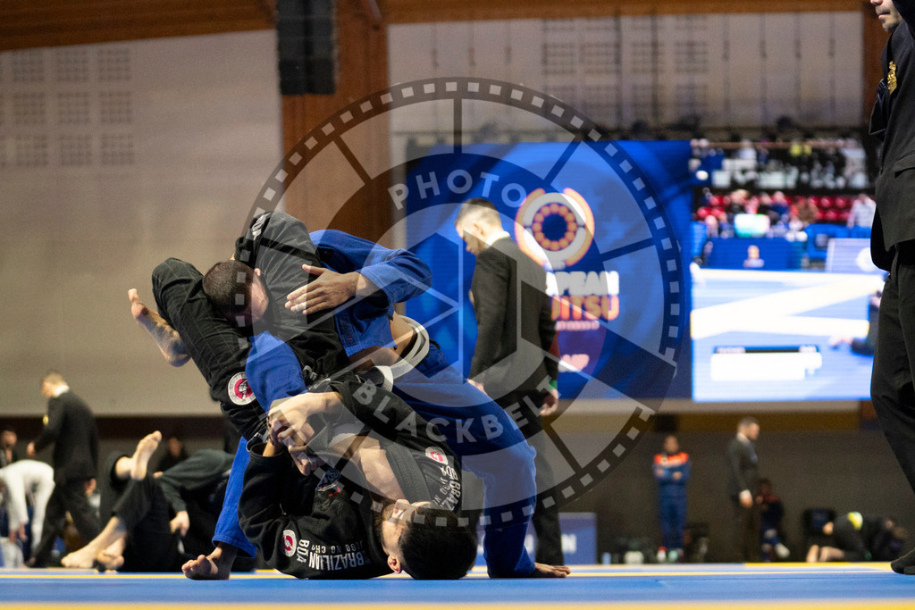 20240119PBB0356 | Fighters compete during the IBJJF European Championship in Paris, France, on January 19, 2024.