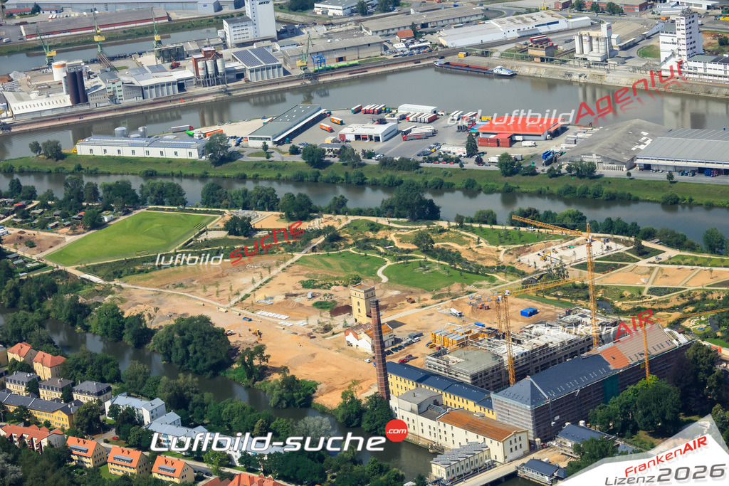 Die Luftaufnahme Gaustadt -  wurde vom UL-Flugzeug (keine Drohne) aus fotografiert.Hohe Druck- Auflösung-die Geschenkidee!