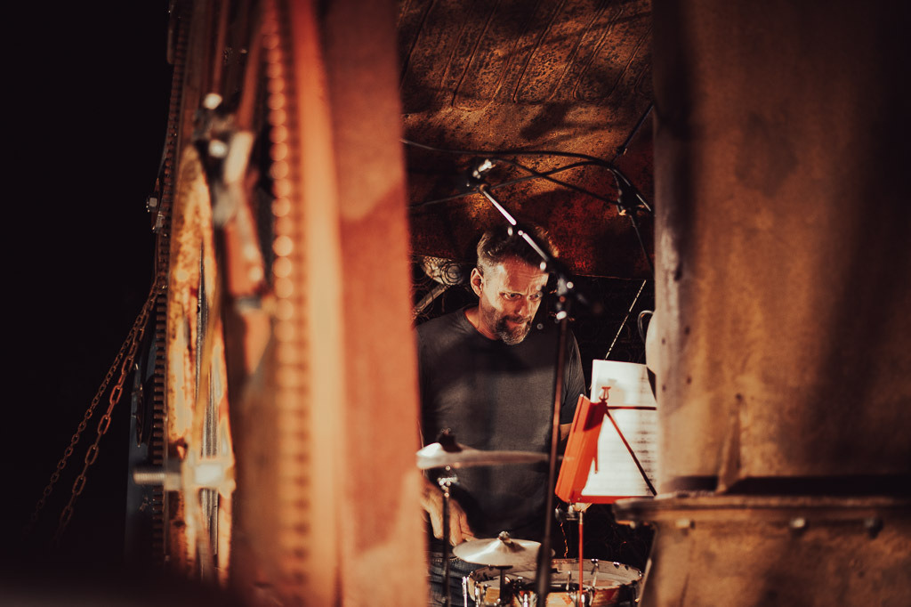 Jazzmaschine | Die Jazzmaschine im Forte Belvedere Leisnig zum Festival Hallo Leisnig 2022. - Realisiert mit Pictrs.com