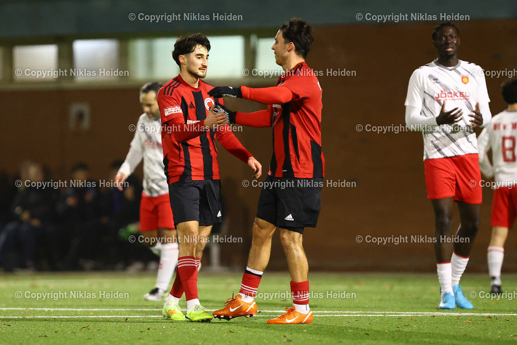 NH_HT16_Concordia_Testspiel_24022026 | #17 Farukhan Bulut (Concordia) bejubelt zusammen mit #7 Eren Eröksüz (Concordia) seinen Treffer zum 0:1.Fußball I Herren I Saison 2025-2026 I Testspiel I HT 16 - Concordia I 24.02.2026 I Sportplatz Legienstraße