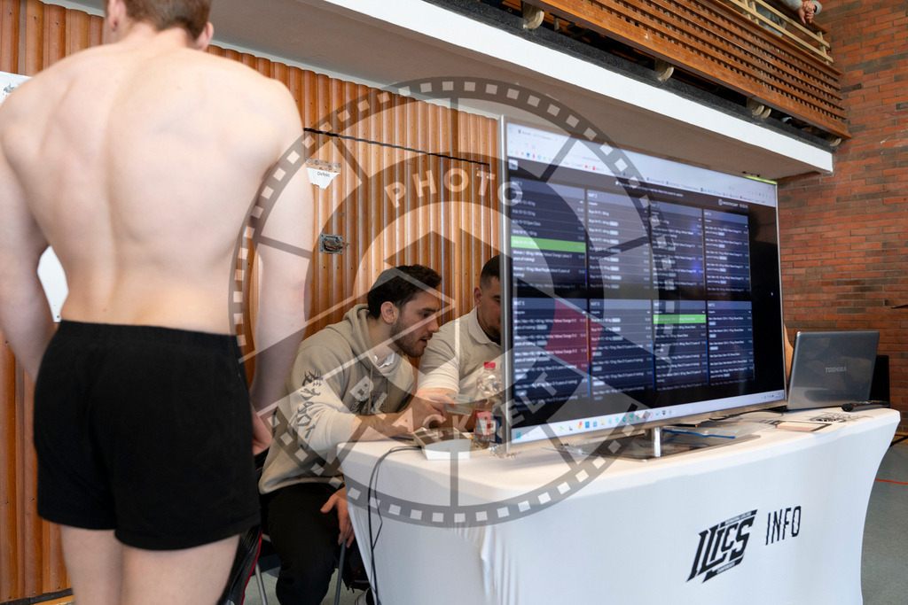 20240309PBB4065 | Fighters compete during the International Luta Livre (ILLCS) Spring Championship in Hannover, Germany, on March 9, 2024.