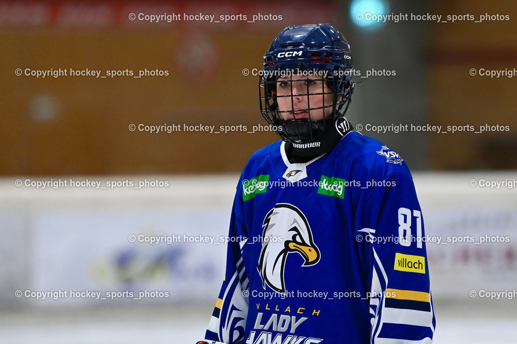 Wildcats Paternion vs. Lady Hawks  | #81 Zussner Julia LADY HAWKS, Wildcats Paternion vs. Lady Hawks , Wildcats Paternion vs. Lady Hawks  am 27.01.2025 in Spittal an der Drau (Eissportzentrum Spittal), Austria, (Photo by Bernd Stefan)