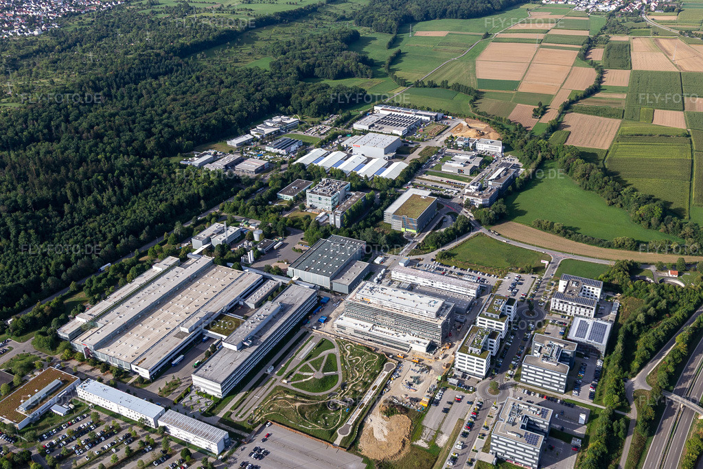 Luftbild: Bosch AG im Ortsteil Jettenburg in Kusterdingen im Bundesland Baden-Württemberg in Deutschland. Foto: IMG_008646.jpg vom 27.08.2020 durch Werner Riehm/FLY-FOTO.de