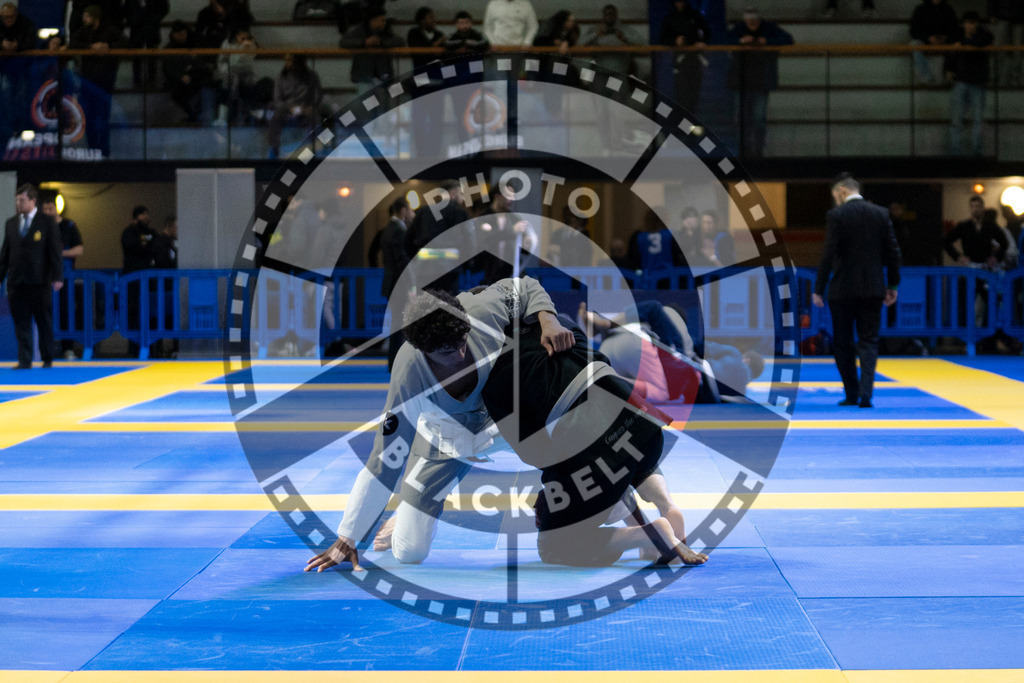 20240119PBB0180 | Fighters compete during the IBJJF European Championship in Paris, France, on January 19, 2024.