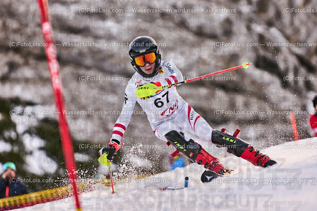 ALP2425_NWC-OAC-Slalom-I DG-II_Gruenauer Karl Maria | (C)FotoLois.com, Alois Spandl, NWC+OAC-Schüler-Slalom 1 auf dem Hochkar, Sa 7. Jänner 2023.