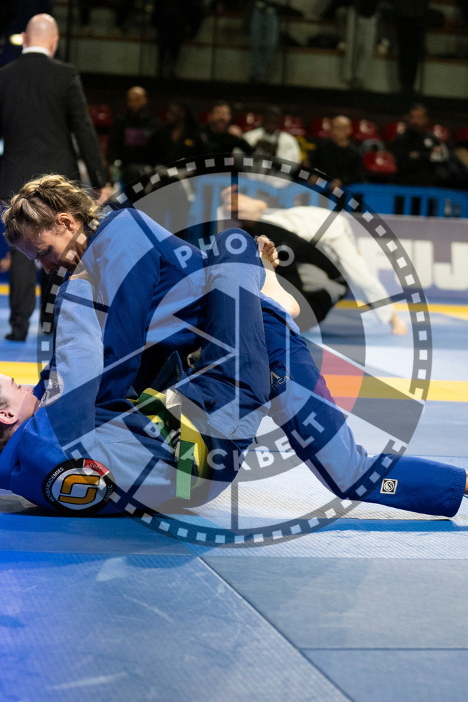 20240119PBB1162 | Fighters compete during the IBJJF European Championship in Paris, France, on January 19, 2024.