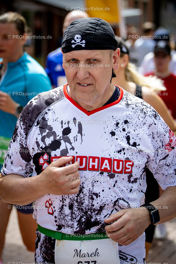 GVG Fruehlingslauf in Frechen, 07.05.2023 | Impressionen vom GVG Fruehlingslauf am 07.05.2023 in Frechen (Nordrhein-Westfalen). Foto: BEAUTIFUL SPORTS/Axel Kohring
