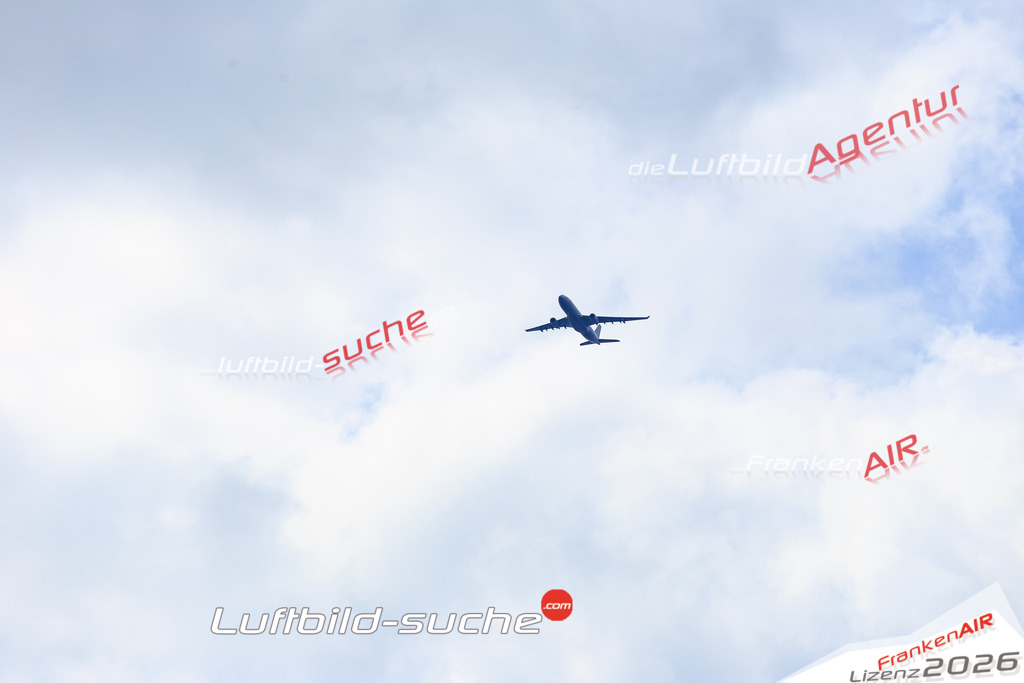 Die Luftaufnahme der Stadt Neunkirchen-am-brand wurde 2017 vom Flugzeug heraus erstellt ( keine Drohne )- hohe Auflösung für beste Qualität