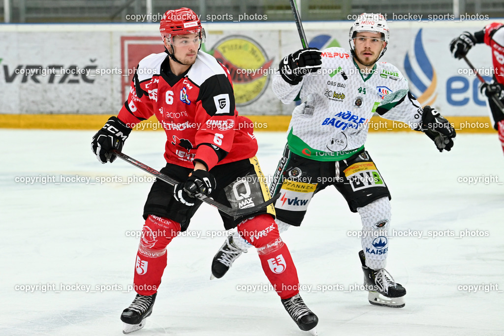 HDD Jesenice vs. EC Bregenzerwald 30.9.2022 | #6 Sirovnik Nik, #44 Lipsbergs Roberts