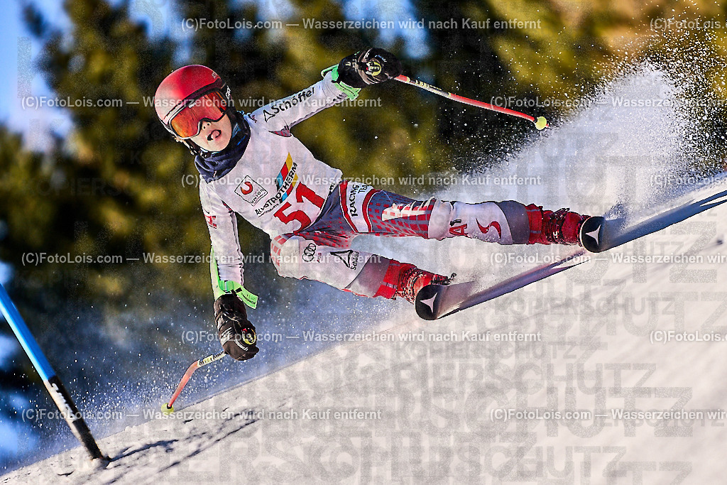 ALP8826_NOe-Kindervergleich-RTL_Sever Lui Carlo | (C)FotoLois.com, Alois Spandl. Sportunion Trattenbach, NÖ Kindervergleichs-Skirennen, RTL auf dem Feistritzsattel, So 28. Januar 2024.