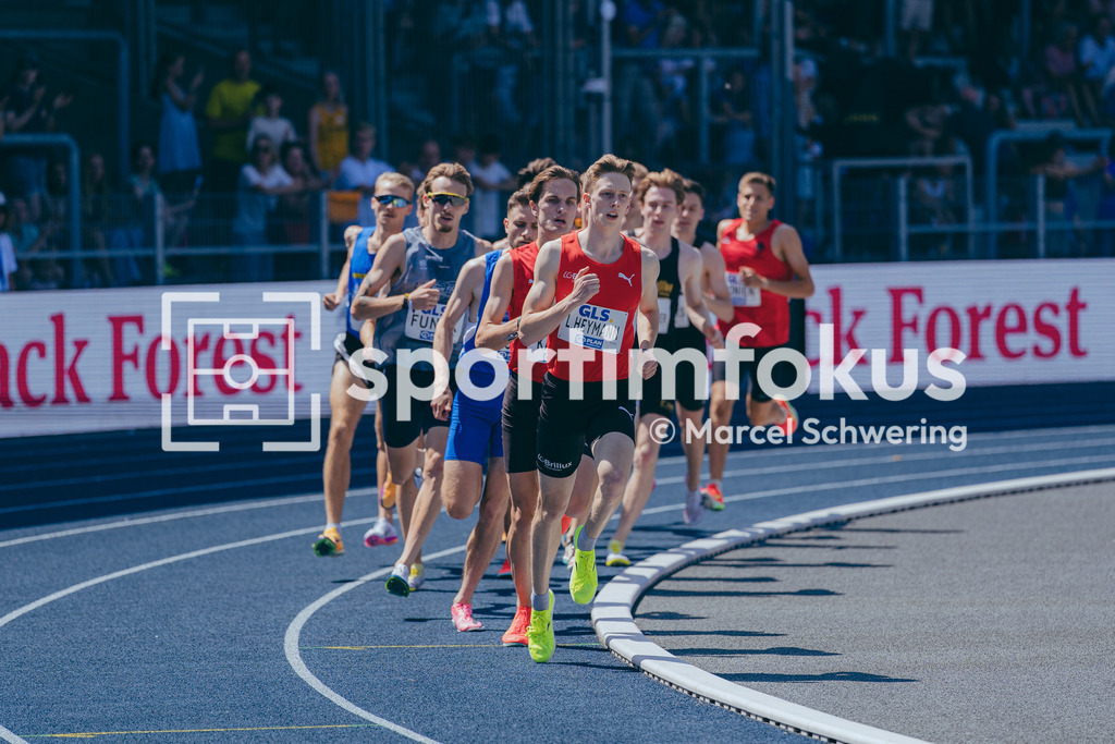Deutsche Meisterschaften der Frauen und Männer 2026 | Luis Heymann, LG Brillux Münster, 1500-Meter-Lauf, Halbfinale, Deutsche Meisterschaften der Frauen und Männer 2026, Lohrheidestadion Bochum-Wattenscheid, 25.07.2026. Foto: Marcel Schwering / sportimfokus - Realisiert mit Pictrs.com