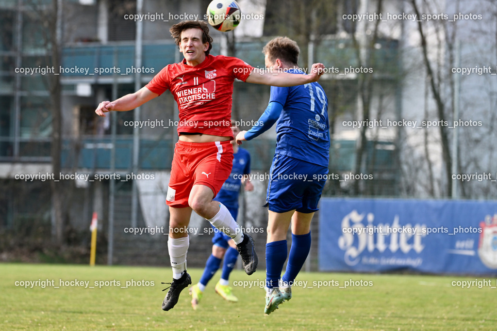 KAC 1909 vs. Union Matrei | #11 Maximilian Walter Grochar KAC 1909, #19 Luca Jakob Blassnig Union Matrei, KAC 1909 vs. Union Matrei, KAC 1909 vs. Union Matrei am 21.03.2026 in Klagenfurt (Sportplatz KAC), Austria, (Photo by Bernd Stefan)