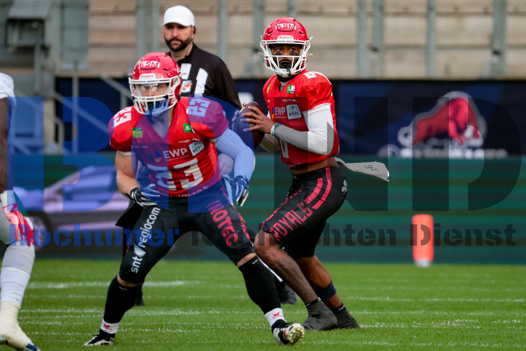  14.10.2023 - 
 | Sebastian Sendlak / Bochumer Nachrichtendienst (BOND) - GFL-Bowl 2023: Schwaebisch Hall Unicorns vs. Potsdam Royals - Realisiert mit Pictrs.com