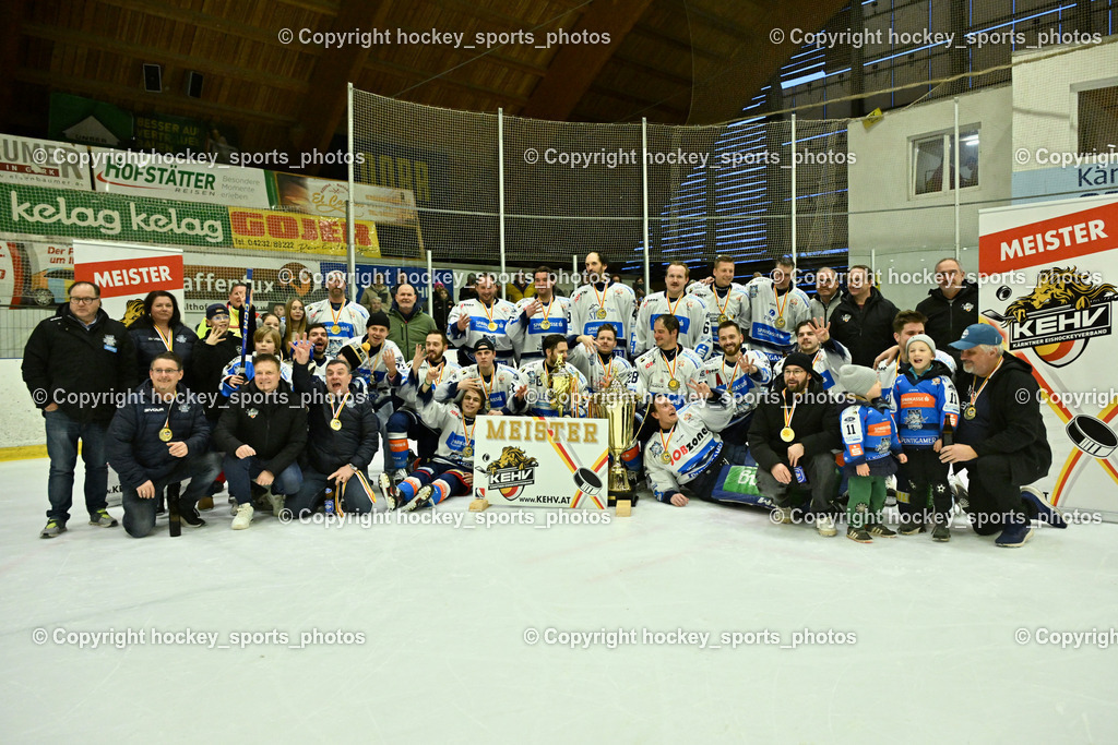 ESC Sparkasse Steindorf Meister 2025/26 | Meisterfoto ESC Steindorf 2025/26, ESC Sparkasse Steindorf Meister 2025/26, ESC Sparkasse Steindorf Meister 2025/26 am 08.03.2026 in Althofen (Stadthalle Althofen), Austria, (Photo by Bernd Stefan)