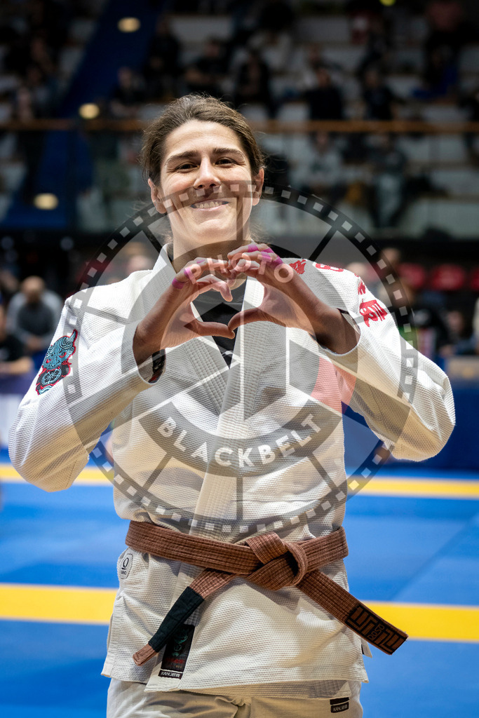 20240126PBB0681 | Fighters compete during the Brazilian Jiu-Jitsu European Championship of the IBJJF in Paris, France, on January 26, 2024.