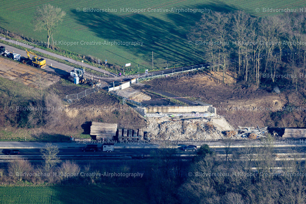 Luftbild Viersen-8844 | Luftbildfotografie Baustelle zum Abriß, Zerlegung und Demontage des Straßen- Brückenbauwerk an der Hardter Straße, A61 in Viersen im Bundesland Nordrhein-Westfalen, Deutschland - Realisiert mit Pictrs.com