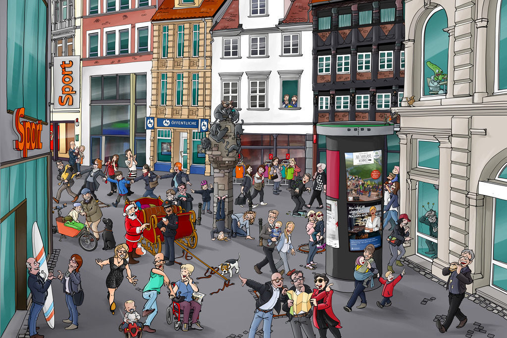 Braunschweig-Wimmelbild-Versicherung-Katzenbalgen-schanz-partner | Schanz & Partner - Realisiert mit Pictrs.com