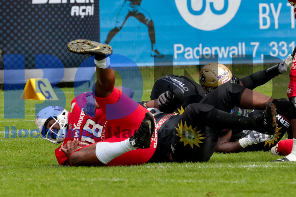 GFL: Paderborn Dolphins vs. New Yorker Lions{date} -  | {headline}(Foto: Sebastian Sendlak / BOND) - Realisiert mit Pictrs.com