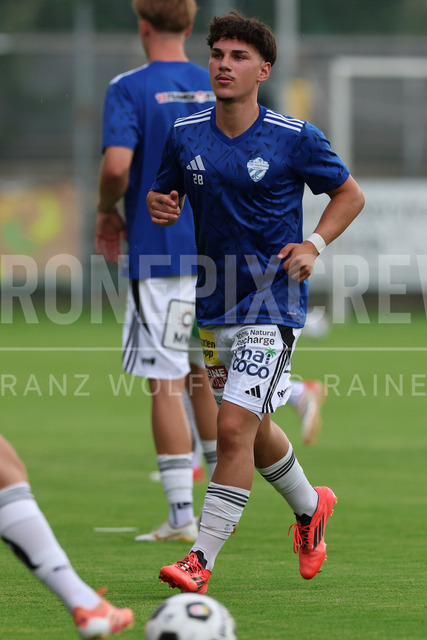 Friendly Match: SC Weiz vs TSV Hartberg in Weiz | Weiz, AUSTRIA, 01.JUL.26 - SOCCER - ADMIRAL Bundesliga, SC Weiz vs TSV Hartberg, test match. The image shows Marcel Laschett (Hartberg).