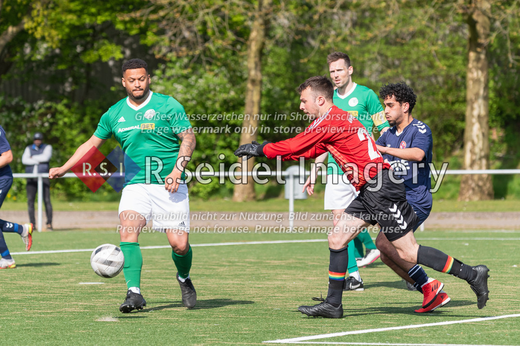 Fußball, Saison 2022/23, Bezirksliga Nord, FC Eintracht Norderstedt 2. (U23) - GW Eimsbüttel, Garstedt (Norderstedt), 07.05.2023, 30. Spieltag | Sportfotos aus Hamburg, Eventfotos oder freie Arbeiten von R.Seidel Imagery – einfach online kaufen.