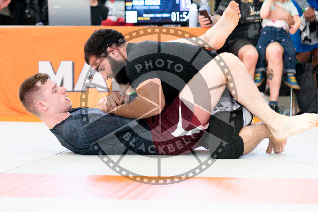20240915PBB4022 | Athletes compete during the Grappling Industries’ grappling and Brazilian jiu-jitsu competition in Berlin, on September 15, 2024.