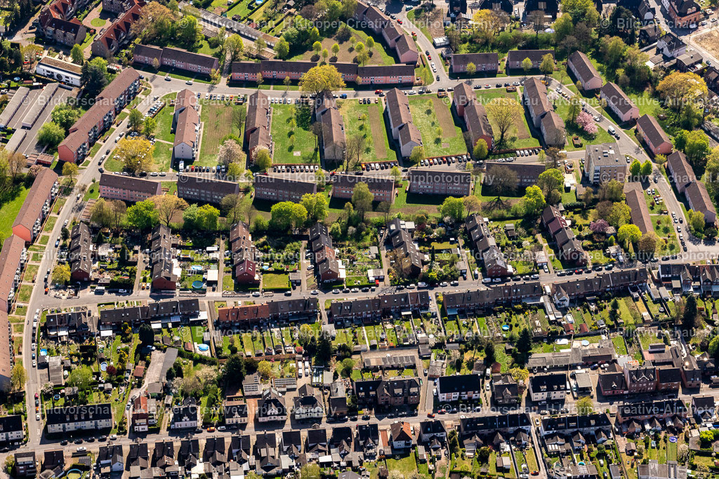 Luftbilder Recklinghausen-0199 | Luftbildfotografie Wohnsiedlung Recklinghausen Gladbeck - Realisiert mit Pictrs.com