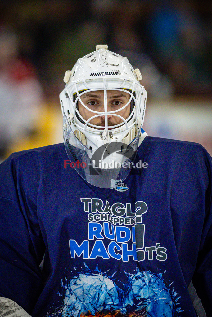 Peißenberg MINERS gegen EHC Königsbrunn LÖWEN | Eishockey Bayernliga 2025/26 Viertelfinale Spiel 4, Peißenberg MINERS gegen EHC Königsbrunn LÖWEN, 20260215,Aufwärmen,2026-02-15 in Peißenberg (flatbuy Arena Peißenberg), Xaver NAGEL (MINERS Goali 80)Copyright: WolfgangxLindner www.foto-lindner.de