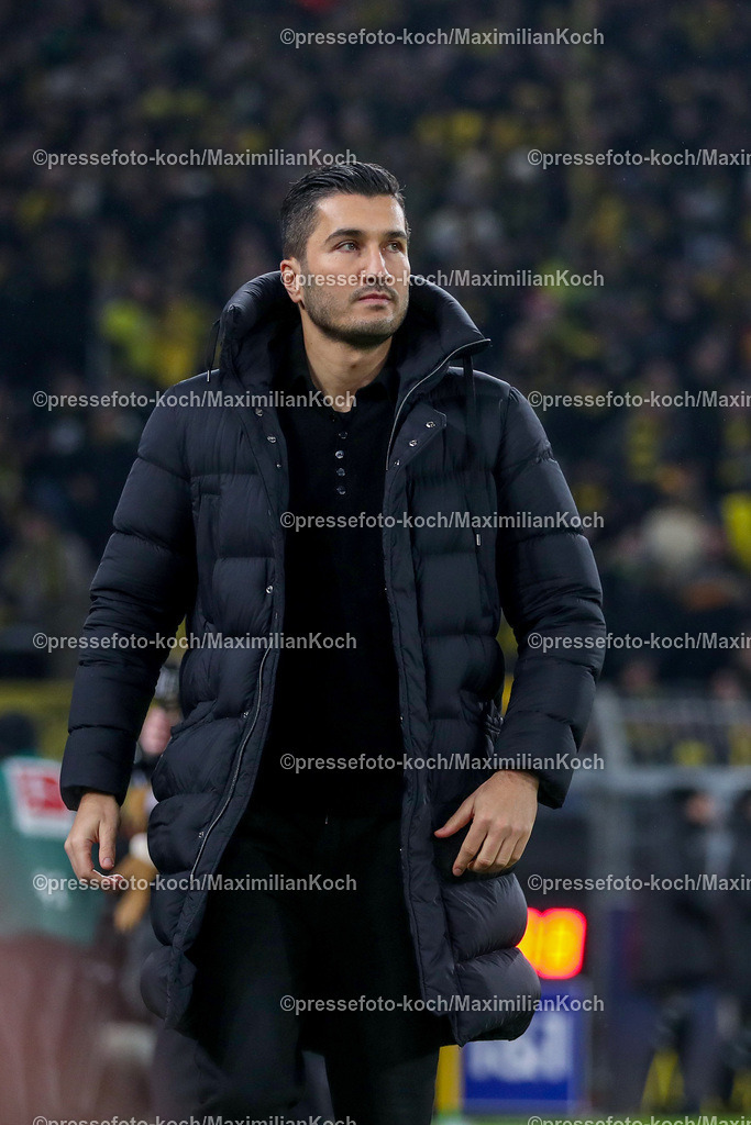 BVB15122401018 | 15.12.2024, Fußball, Borussia Dortmund - TSG 1899 Hoffenheim, 1. Fußball Bundesliga, 14. Spieltag, Signal Iduna Park, Saison 2024 2025: Trainer Nuri Sahin (Cheftrainer BVB)DFB regulations prohibit any use of photographs as image sequences and or quasi-video.