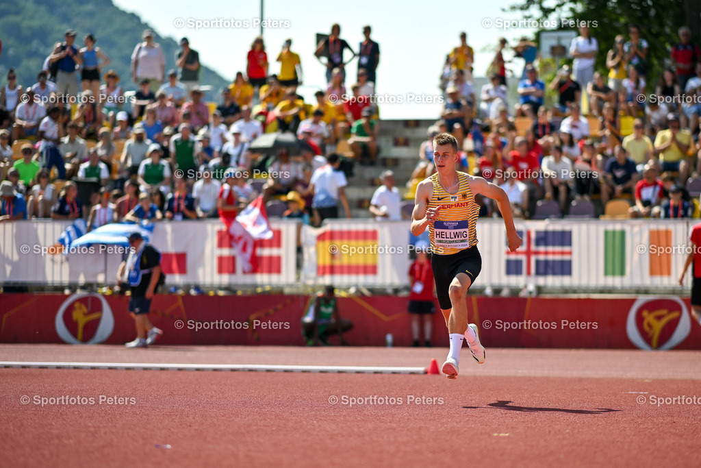 U18 EM - Tag 4_18 | European Athletics U18 Championships am 21.07.2024 in Banska Brystica; Hochsprung, Theo Hellwig.Foto: Kai Peters - Realisiert mit Pictrs.com