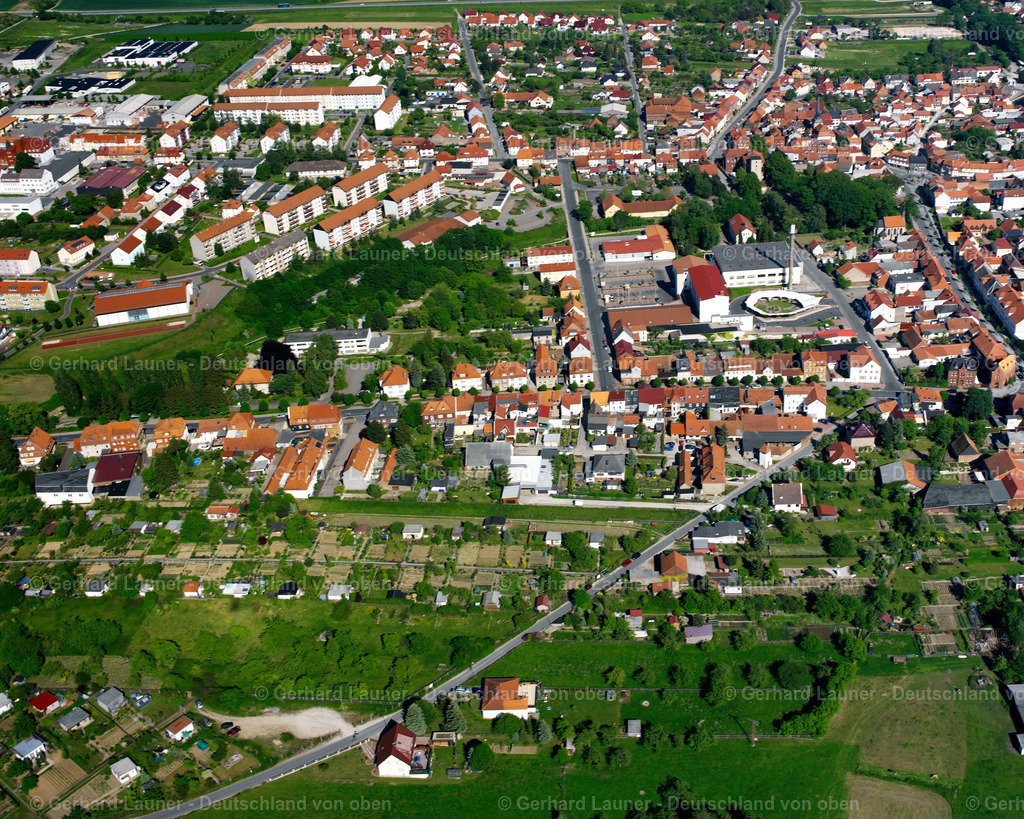 2634555 | DINGELSTäDT 09.06.2006 Stadtansicht des Innenstadtbereiches  in Dingelstädt im Bundesland Thüringen, Deutschland // City view on down town  in Dingelstädt in the state Thuringia, Germany Foto: Gerhard Launer