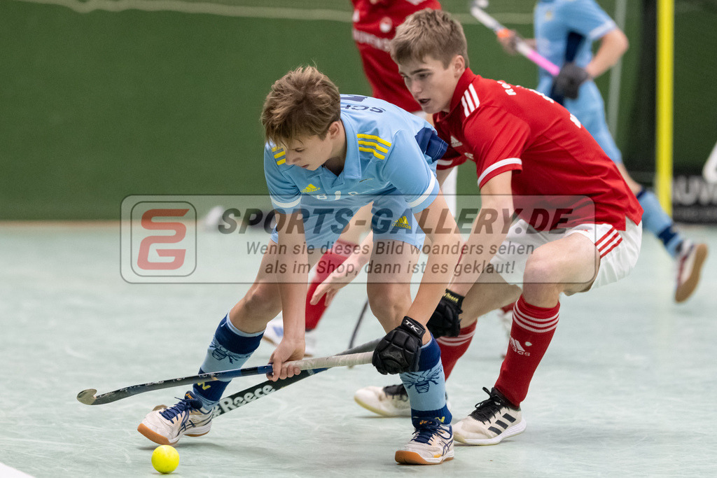 SFE_20230305_0072 | Deutsche Meisterschaft Männliche U16 Halle 2023 am 05.03.2023 in Köln (KTHC Stadion Rot-Weiss Köln Tennis and Hockey Club), Photo: Stephan Fehrmann 2022 (Sports-Gallery)