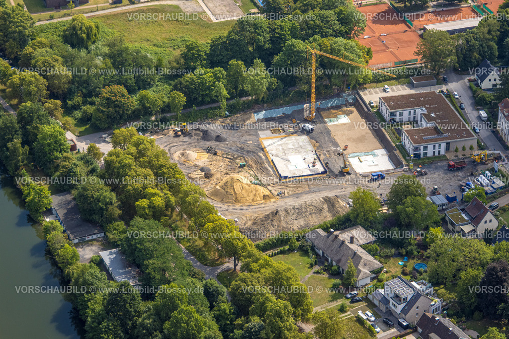 Hamm250700630Mitte | Luftbild, Rietzgarten Baugelände Baustelle mit Neubau Wohnanlage Brändströmstraße, Mitte, Hamm, Ruhrgebiet, Nordrhein-Westfalen, Deutschland