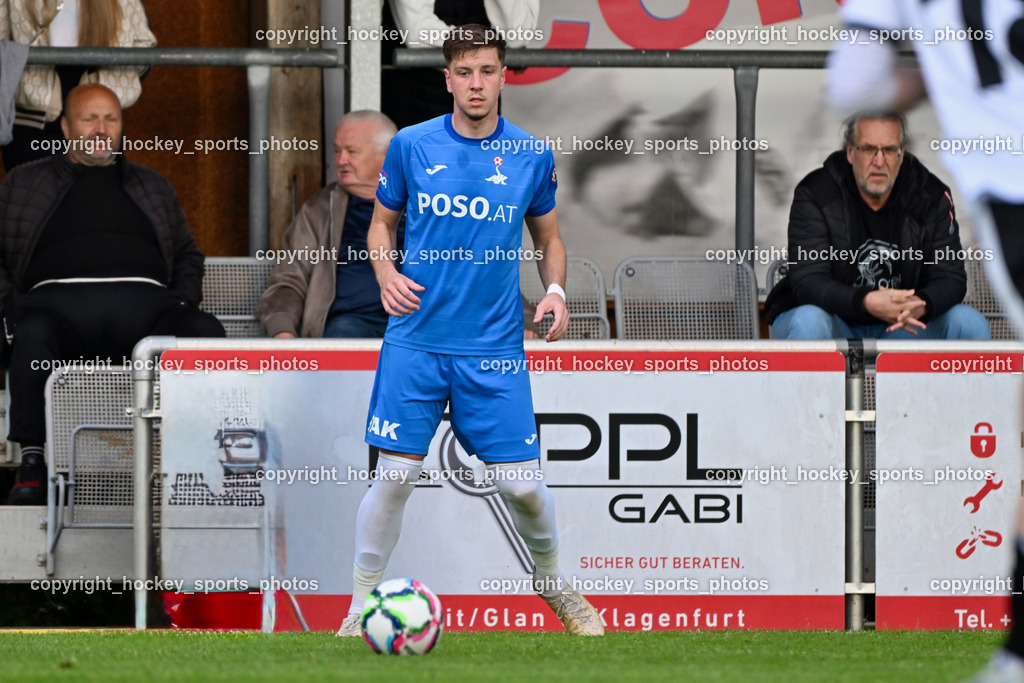 SAK vs. SV Spittal Drau 1921 | #20 Luka Djukic SAK, SAK vs. SV Spittal Drau 1921, SAK vs. SV Spittal Drau 1921 am 23.05.2025 in Klagenfurt (Sportpark Welzenegg), Austria, (Photo by Bernd Stefan)