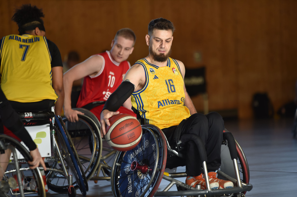 2024-11-23-0104 | RSKV Tuebingen vs. Alba Berlin, Rollstuhlbasketball, 2. Bundesliga Sued, 5. Spieltag, Saison 2024/2025, 23.11.2024, Foto: Ralph Kunze - Realisiert mit Pictrs.com