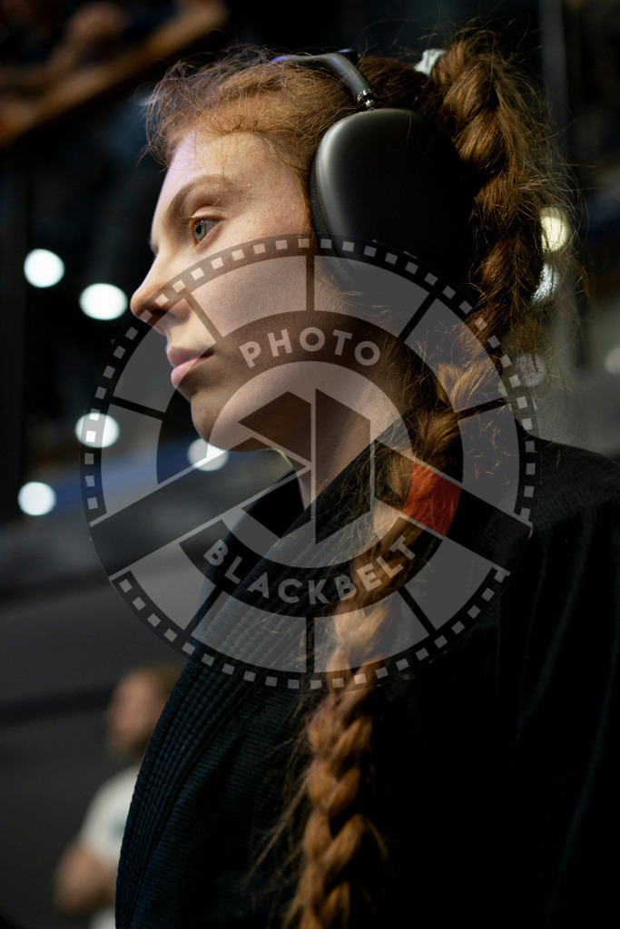 20240124PBB02061 | Fighters compete during the second day of the IBJJF European Championship in Paris, France, on January 24, 2024.