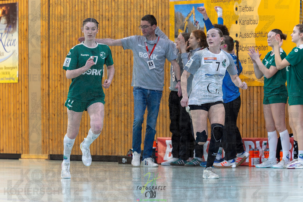 Jugendbundesliga wJA, Pokalrunde, HSG Kleenheim/Langgöns - Frisch Auf Göppingen | Jugendbundesliga wJA, Pokalrunde, HSG Kleenheim/Langgöns - Frisch Auf Göppingen am 28.02.2026 in Oberkleen (Weidig-Halle)Photo © 2026 - Jörg Heinrich - Realisiert mit Pictrs.com