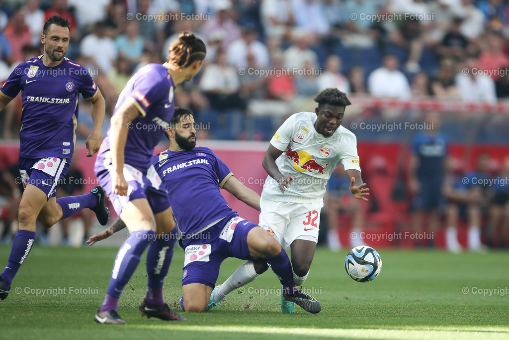 A_LUI_20230813_0015 | SPORT FUSSBALL ADMIRAL BUNDESLIGA RED BULL SALZBURG VS AUSTRIA WIEN
IM BILD: Amankwah Forson (Red Bull Salzburg)
FOTO:FOTOLUI/UW