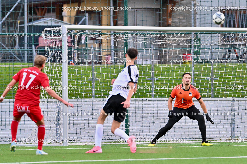 SV Spittal 1921 vs. SV St. Jakob  | #17 Sebastian Bauer St.Jakob, #1 Marko Soldo SV Spittal, SV Spittal 1921 vs. SV St. Jakob , SV Spittal 1921 vs. SV St. Jakob  am 20.09.2024 in Spittal an der Drau (Goldeck Stadion), Austria, (Photo by Bernd Stefan)