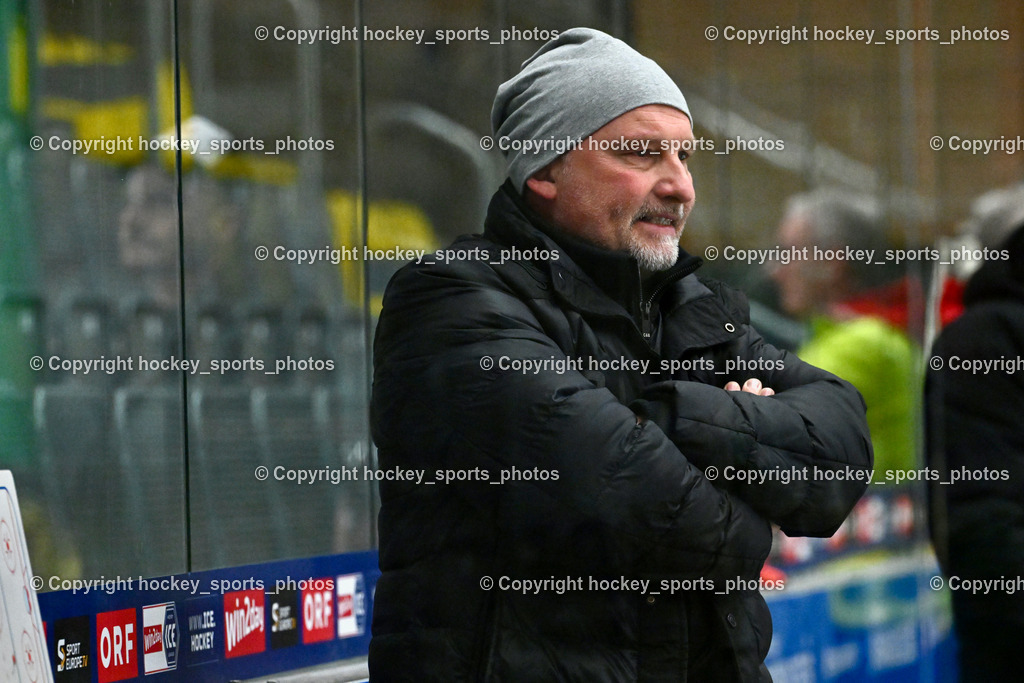 EC Kellerberg vs. EC Arnoldstein | Headcoach EC Arnoldstein Hafner Gerd, EC Kellerberg vs. EC Arnoldstein, EC Kellerberg vs. EC Arnoldstein am 27.01.2026 in Villach (Stadthalle Villach), Austria, (Photo by Bernd Stefan)