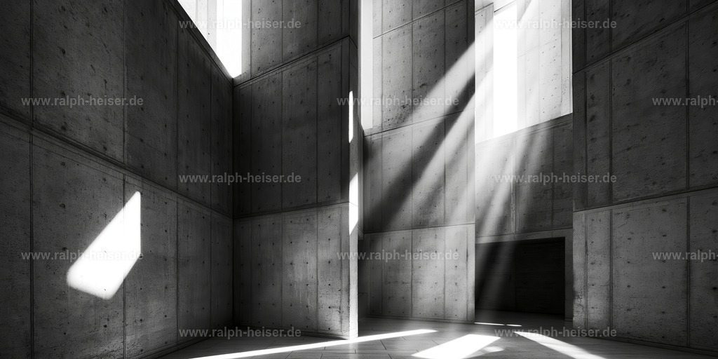 KI00270 | Mit moderner KI‑generiertes schwarz-weiß Artwork, sorgfältig manuell für den Druck optimiert.
