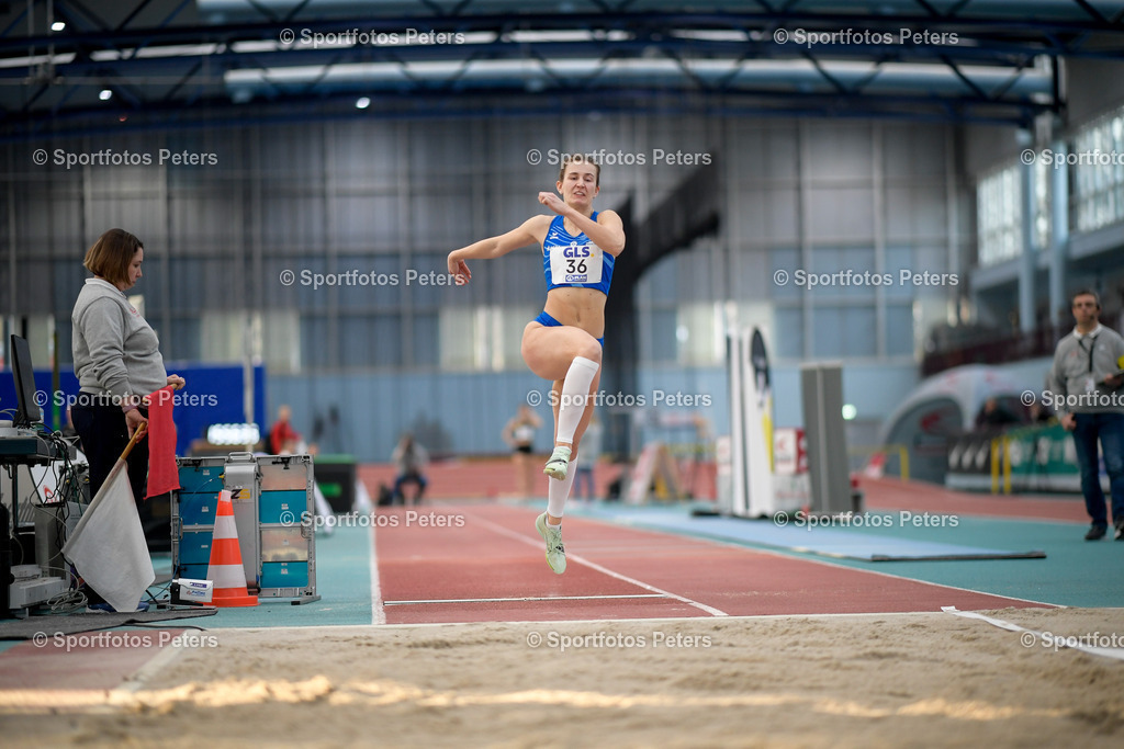 _KP12974_1 | 09.02.2025, xkaix, Leichtathletik 20. Deutsche Meisterschaften, Mehrkampf Halle v.l. Anna Neubert (1. LAV Rostock) - Realisiert mit Pictrs.com