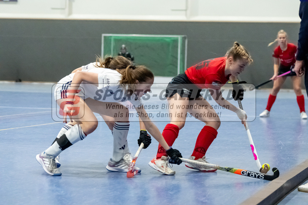 HK_20250111_101435 | 1. Bundesliga Halle Damen Düsseldorfer Hc - Club Raffelberg am 11.1.2025 Halle DHC, Düsseldorf ,