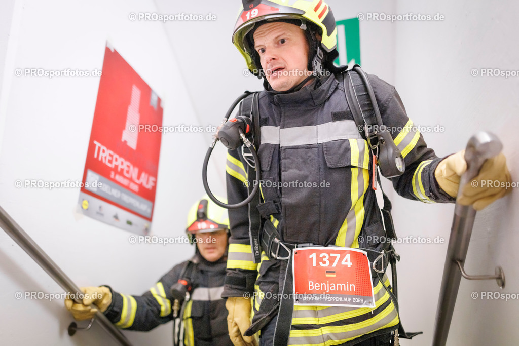 KölnTurm Treppenlauf; Köln, 03.08.2025 | Impressionen vom KölnTurm Treppenlauf am 03.08.2025 in Köln (Nordrhein-Westfalen). 